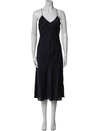 BA&SH V-Neck Midi Length Dress