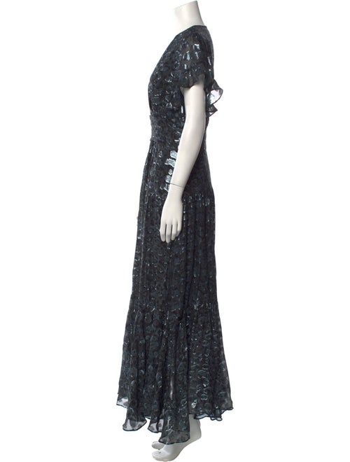 BA&SH Silk Long Dress