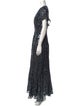 BA&SH Silk Long Dress