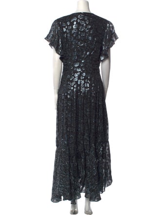 BA&SH Silk Long Dress
