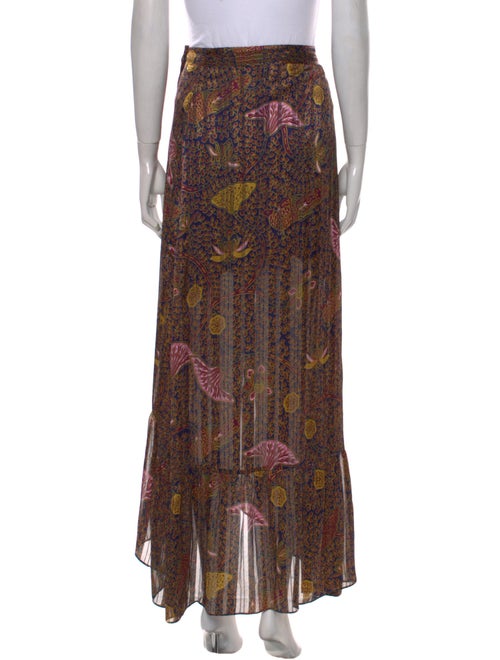 BA&SH Printed Long Skirt