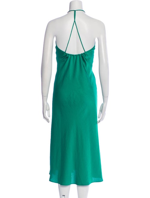 BA&SH Halterneck Knee-Length Dress