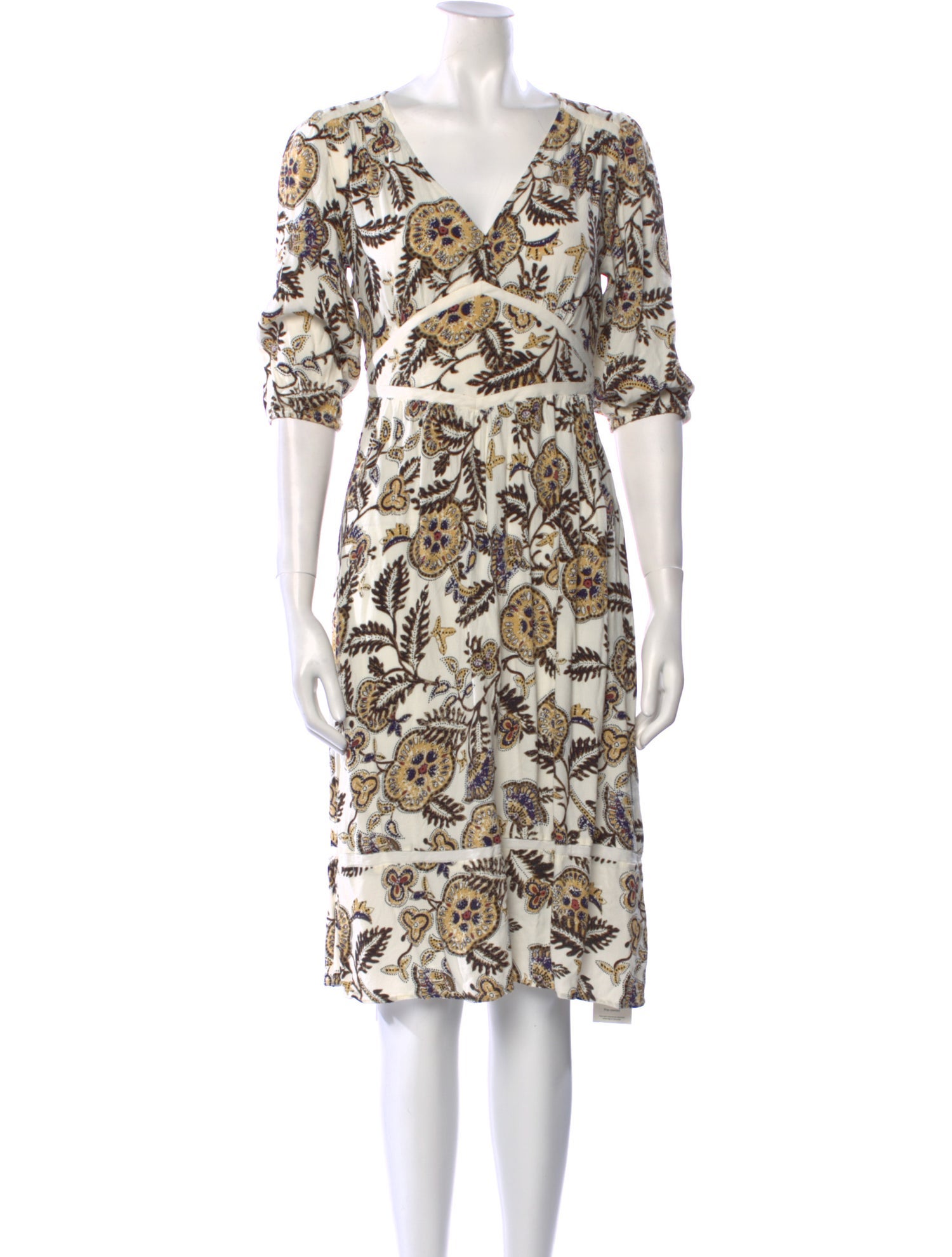 BA&SH Printed Knee-Length Dress