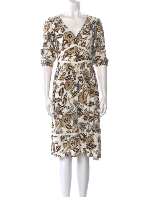 BA&SH Printed Knee-Length Dress