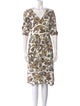 BA&SH Printed Knee-Length Dress
