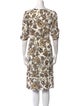 BA&SH Printed Knee-Length Dress