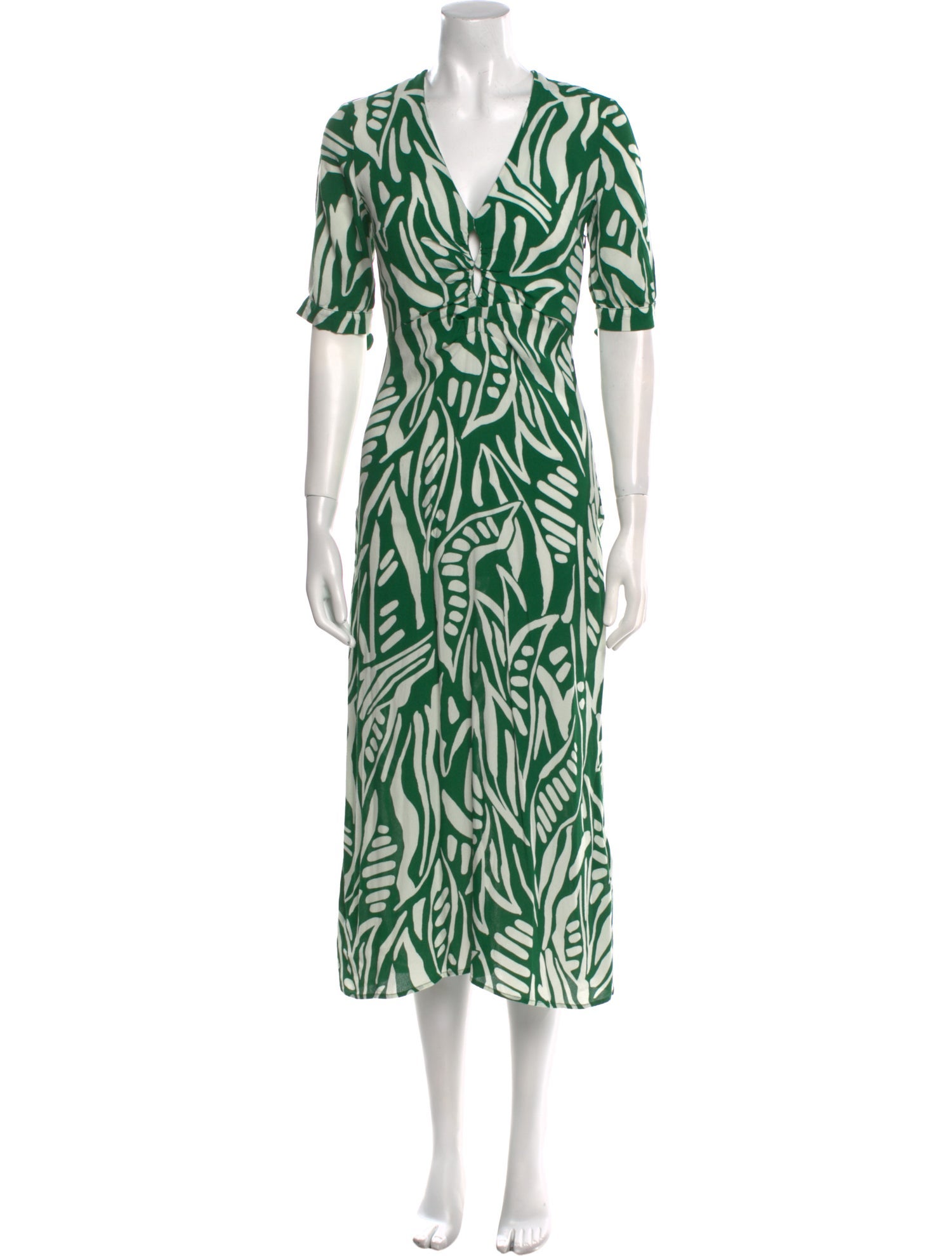 BA&SH Printed Long Dress