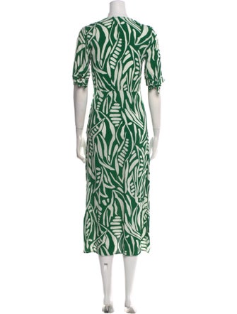 BA&SH Printed Long Dress