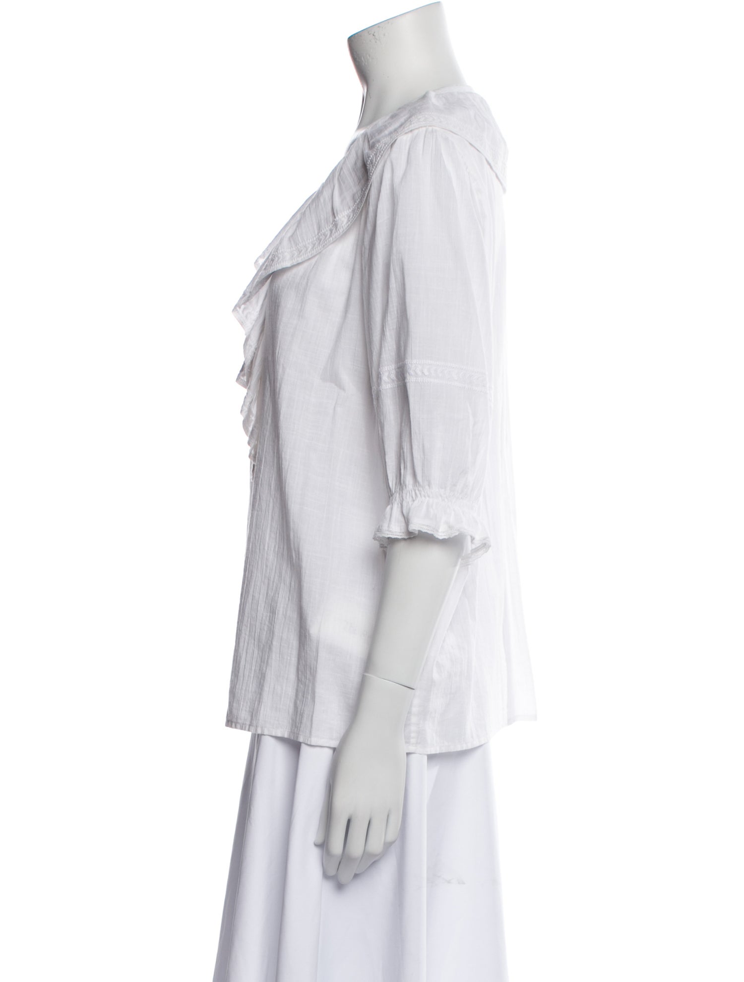 BA&SH V-Neck Three-Quarter Sleeve Tunic