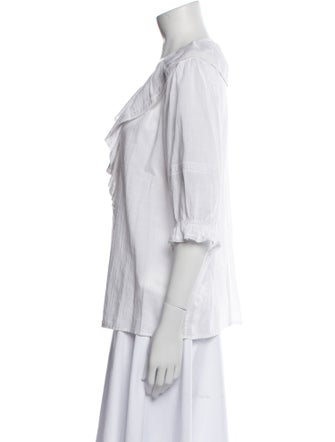 BA&SH V-Neck Three-Quarter Sleeve Tunic