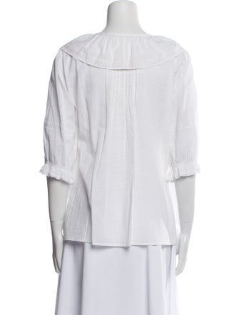 BA&SH V-Neck Three-Quarter Sleeve Tunic