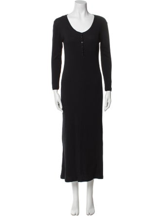 BA&SH Scoop Neck Long Dress
