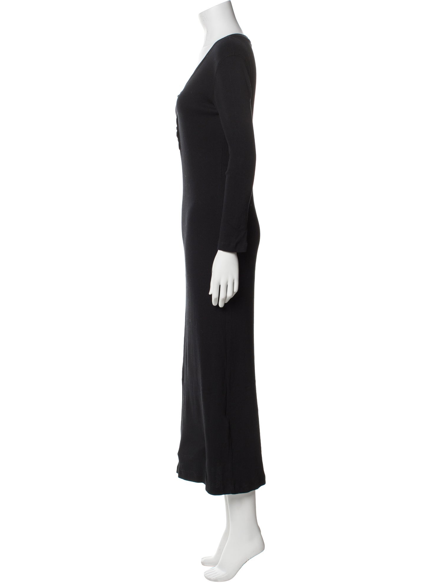 BA&SH Scoop Neck Long Dress