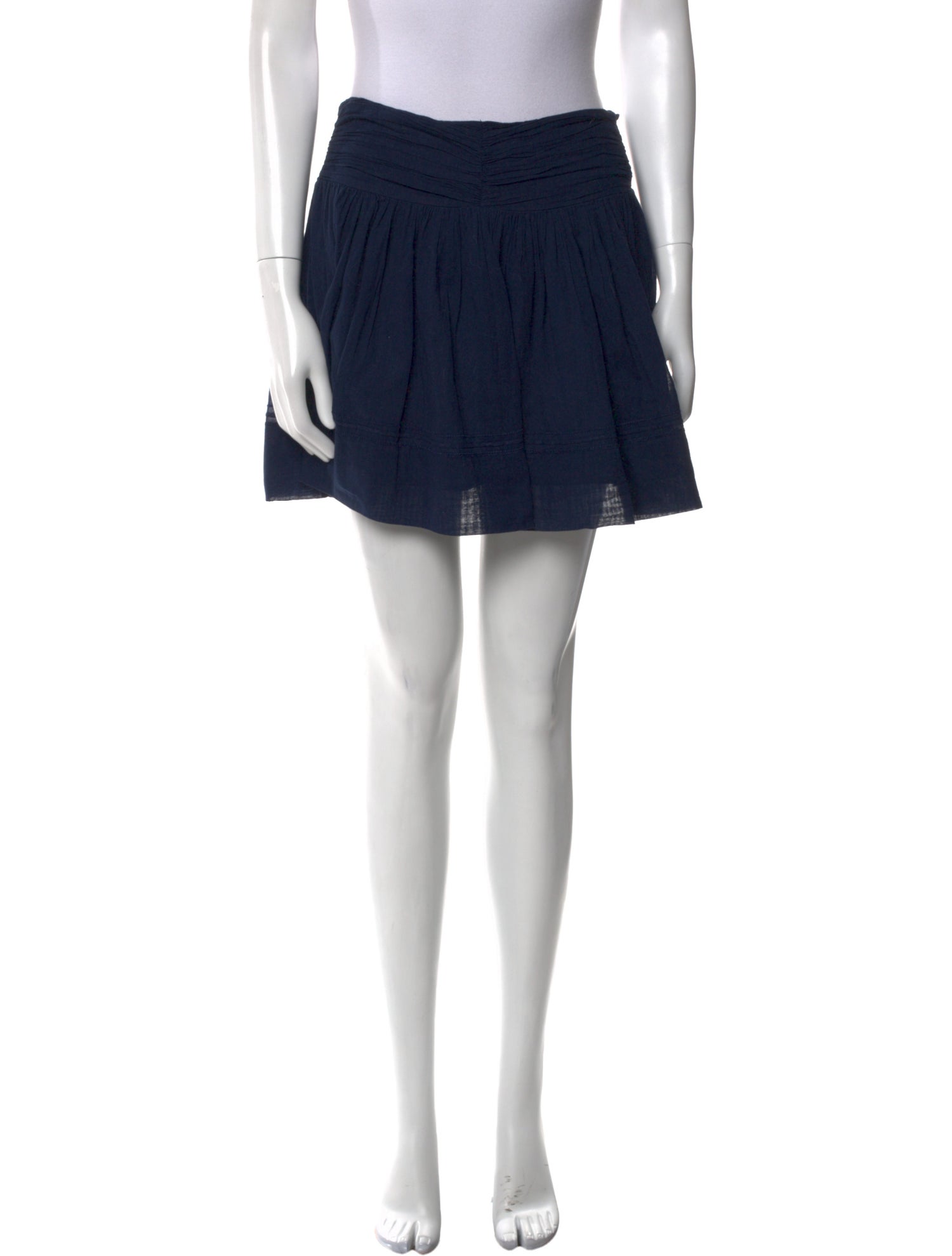 BA&SH Pleated Accents Mini Skirt