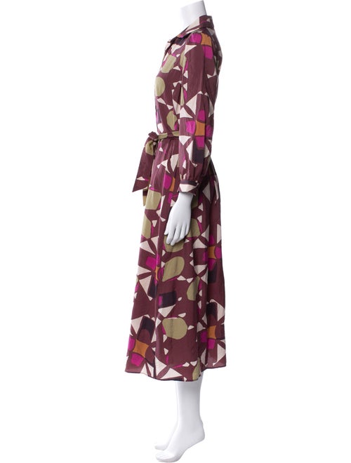 BA&SH Floral Print Midi Length Dress