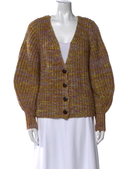 BA&SH Cable Knit V-Neck Sweater