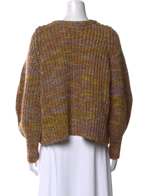 BA&SH Cable Knit V-Neck Sweater