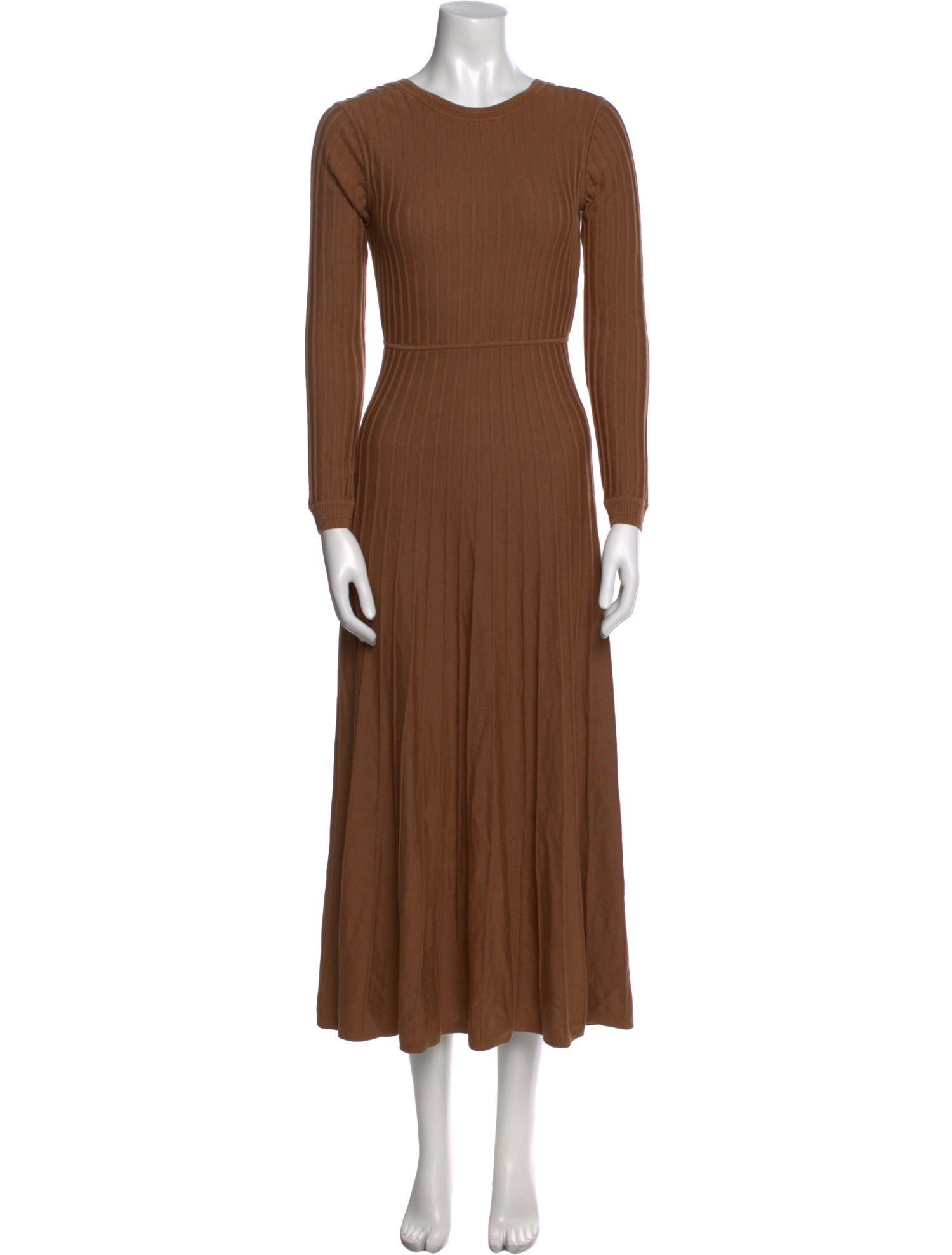 BA&SH Crew Neck Midi Length Dress