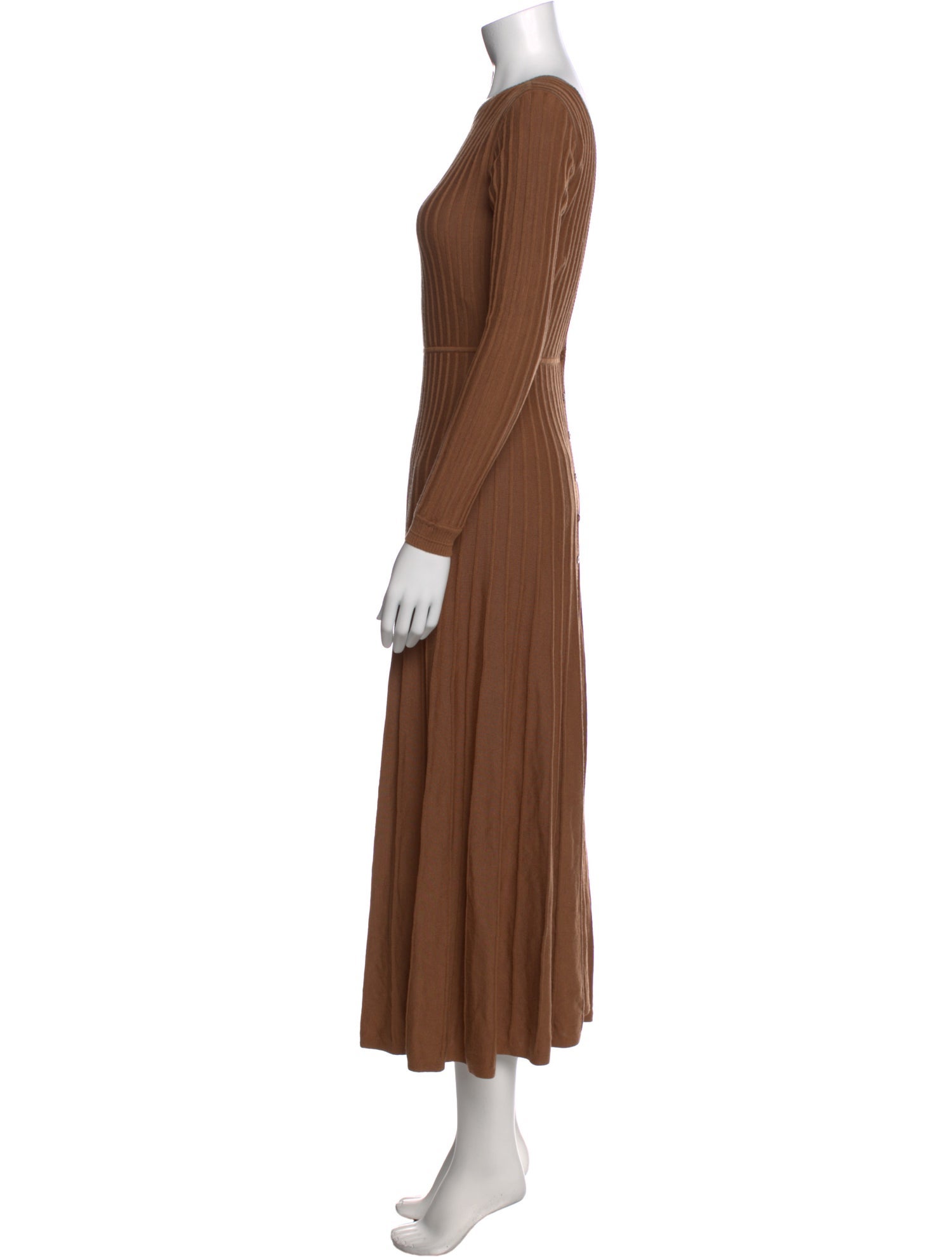 BA&SH Crew Neck Midi Length Dress