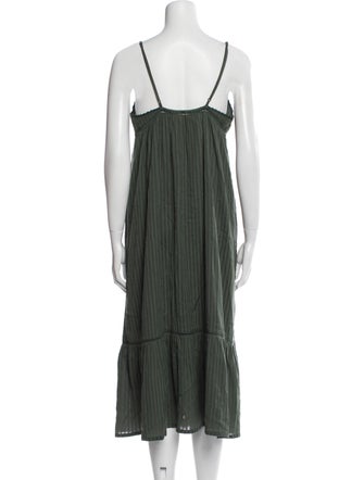 BA&SH V-Neck Long Dress