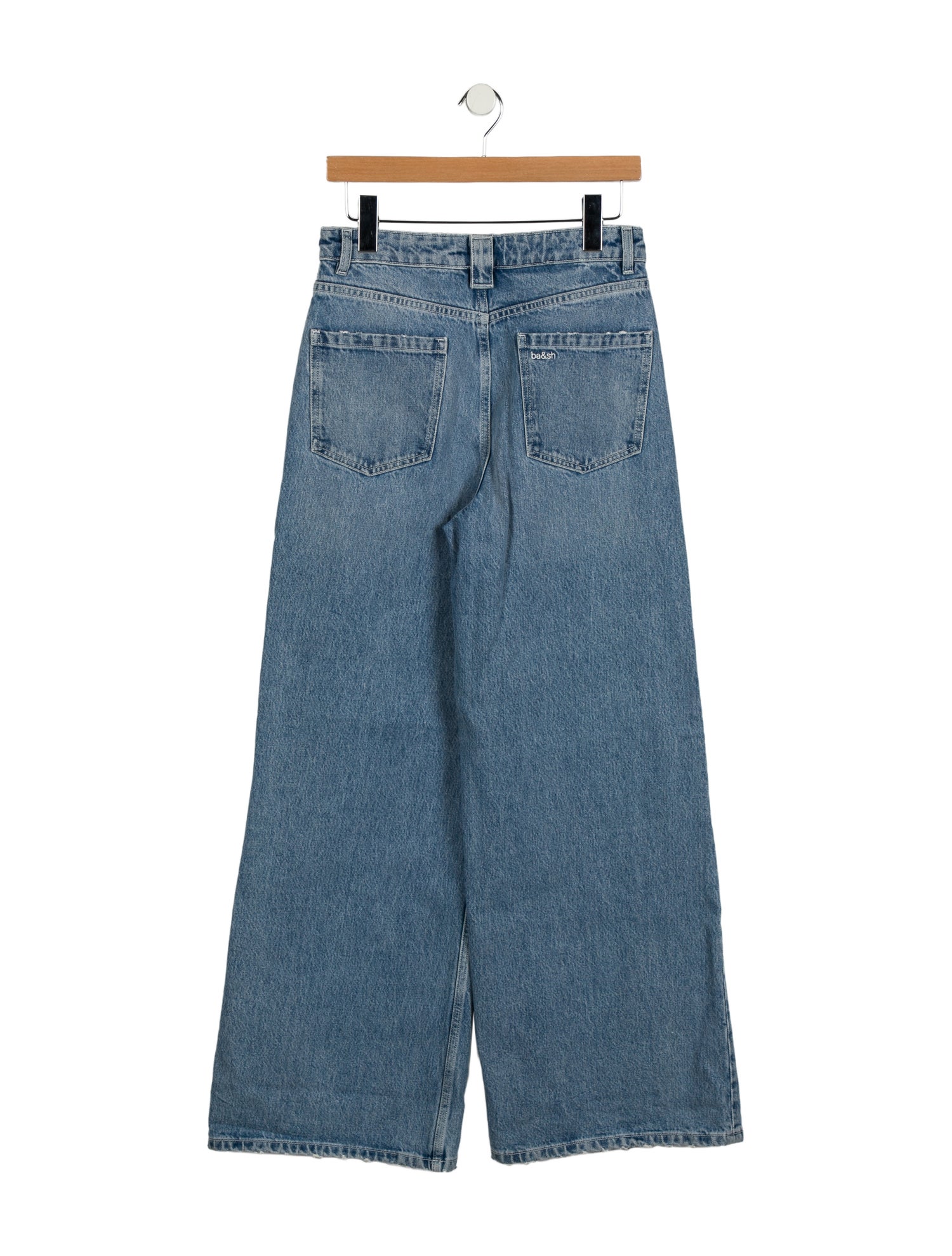 BA&SH High-Rise Wide Leg Jeans