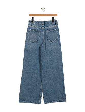 BA&SH High-Rise Wide Leg Jeans
