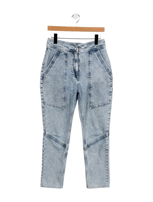 BA&SH Mid-Rise Straight Leg Jeans
