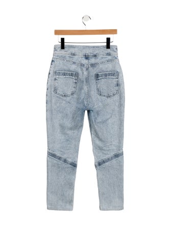 BA&SH Mid-Rise Straight Leg Jeans