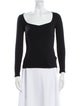 BA&SH Square Neckline Long Sleeve Top