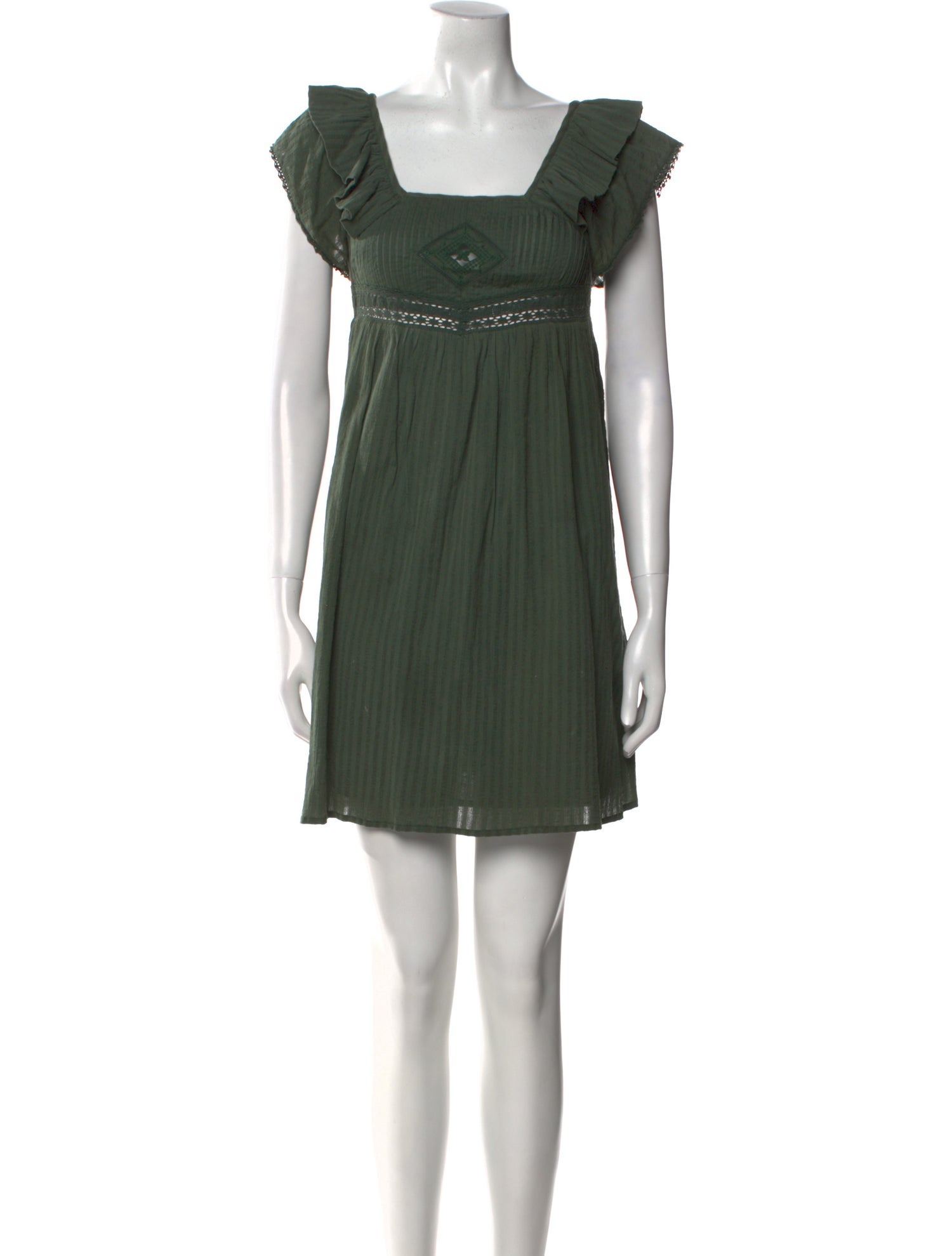 BA&SH Square Neckline Mini Dress