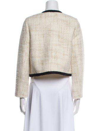 BA&SH Tweed Pattern Evening Jacket