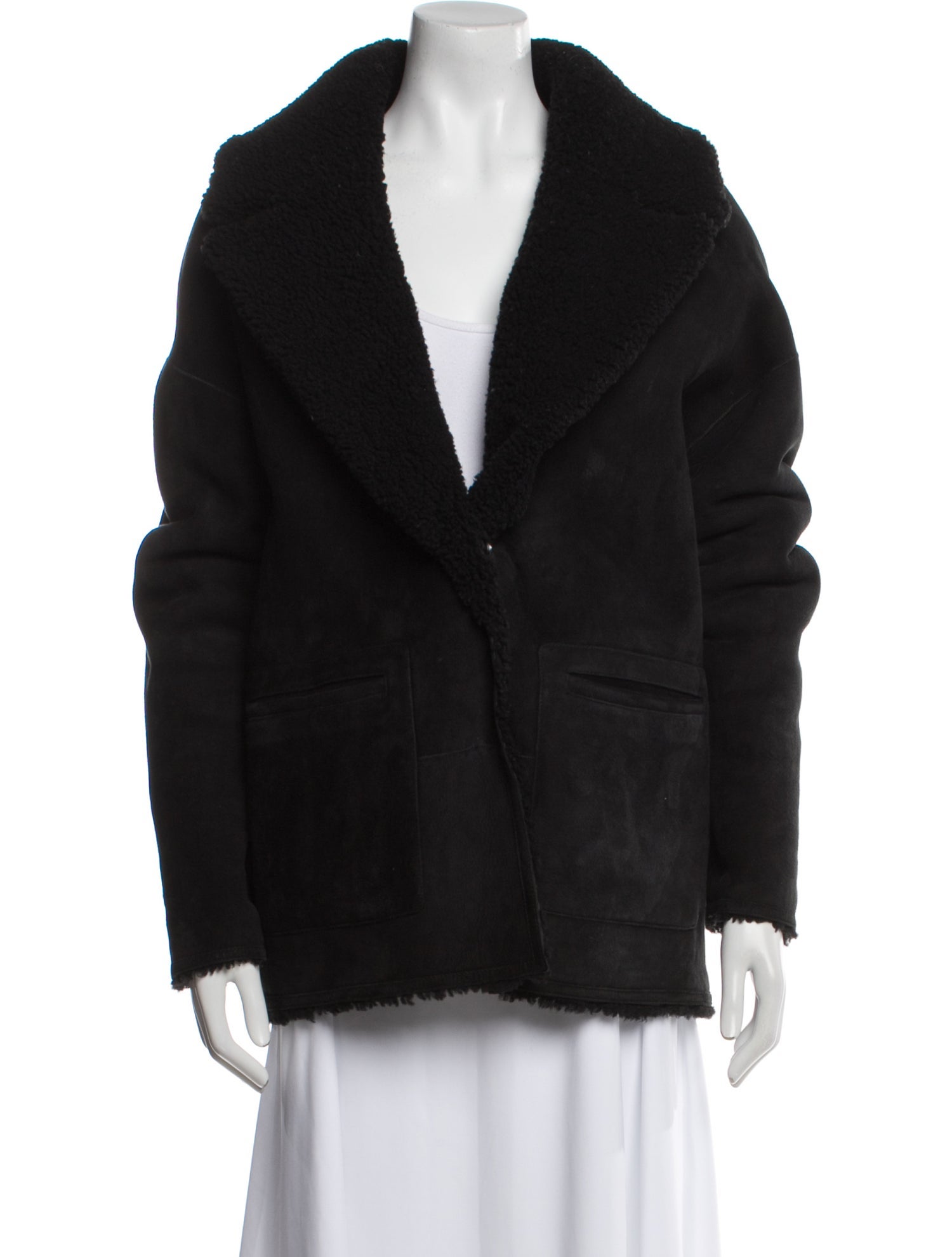BA&SH Shearling Fur Jacket