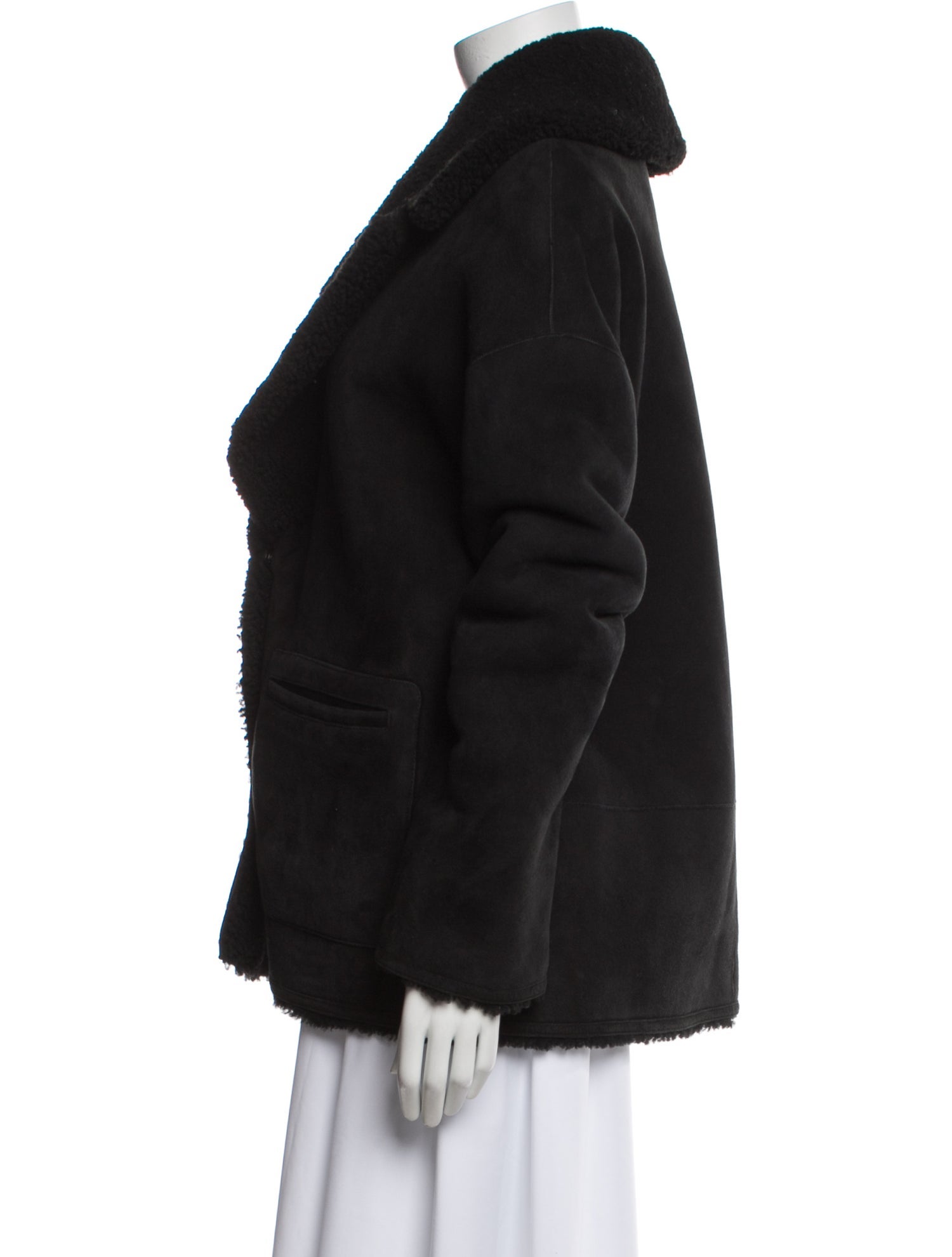 BA&SH Shearling Fur Jacket