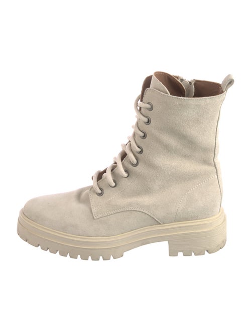 BA&SH Suede Combat Boots