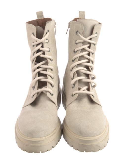 BA&SH Suede Combat Boots