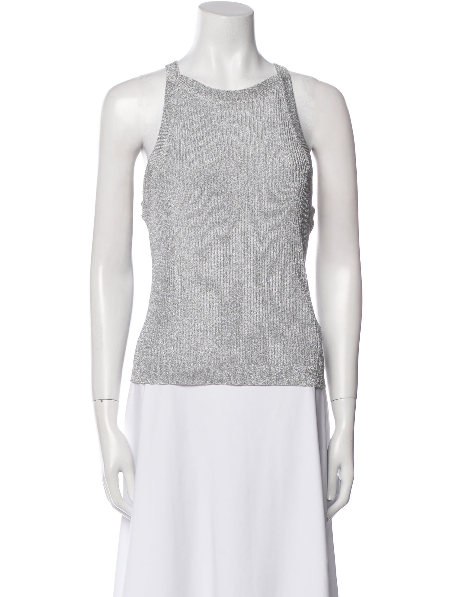 BA&SH Crew Neck Sleeveless Top