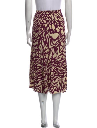 BA&SH Printed Long Skirt