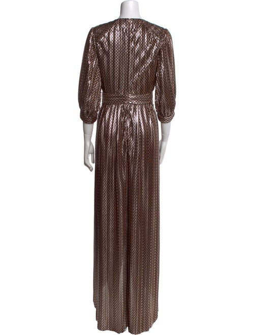 BA&SH Printed Long Dress