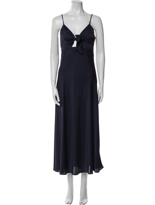 BA&SH V-Neck Long Dress