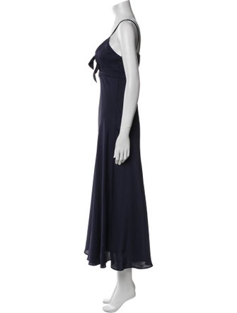 BA&SH V-Neck Long Dress