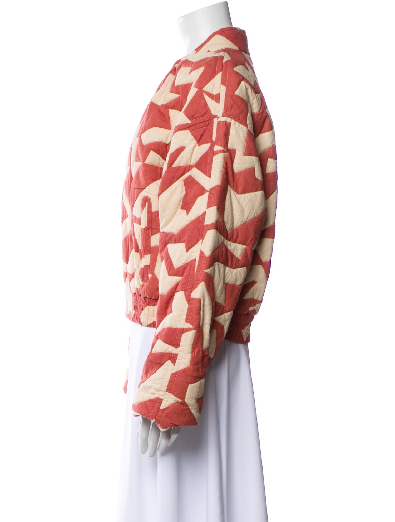 BA&SH Floral Print Bomber Jacket