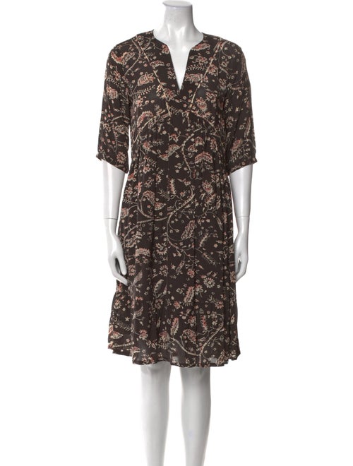 BA&SH Printed Knee-Length Dress