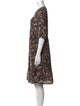 BA&SH Printed Knee-Length Dress