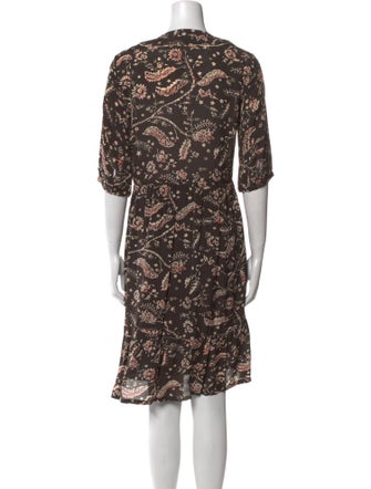 BA&SH Printed Knee-Length Dress