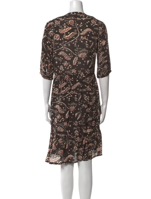 BA&SH Printed Knee-Length Dress