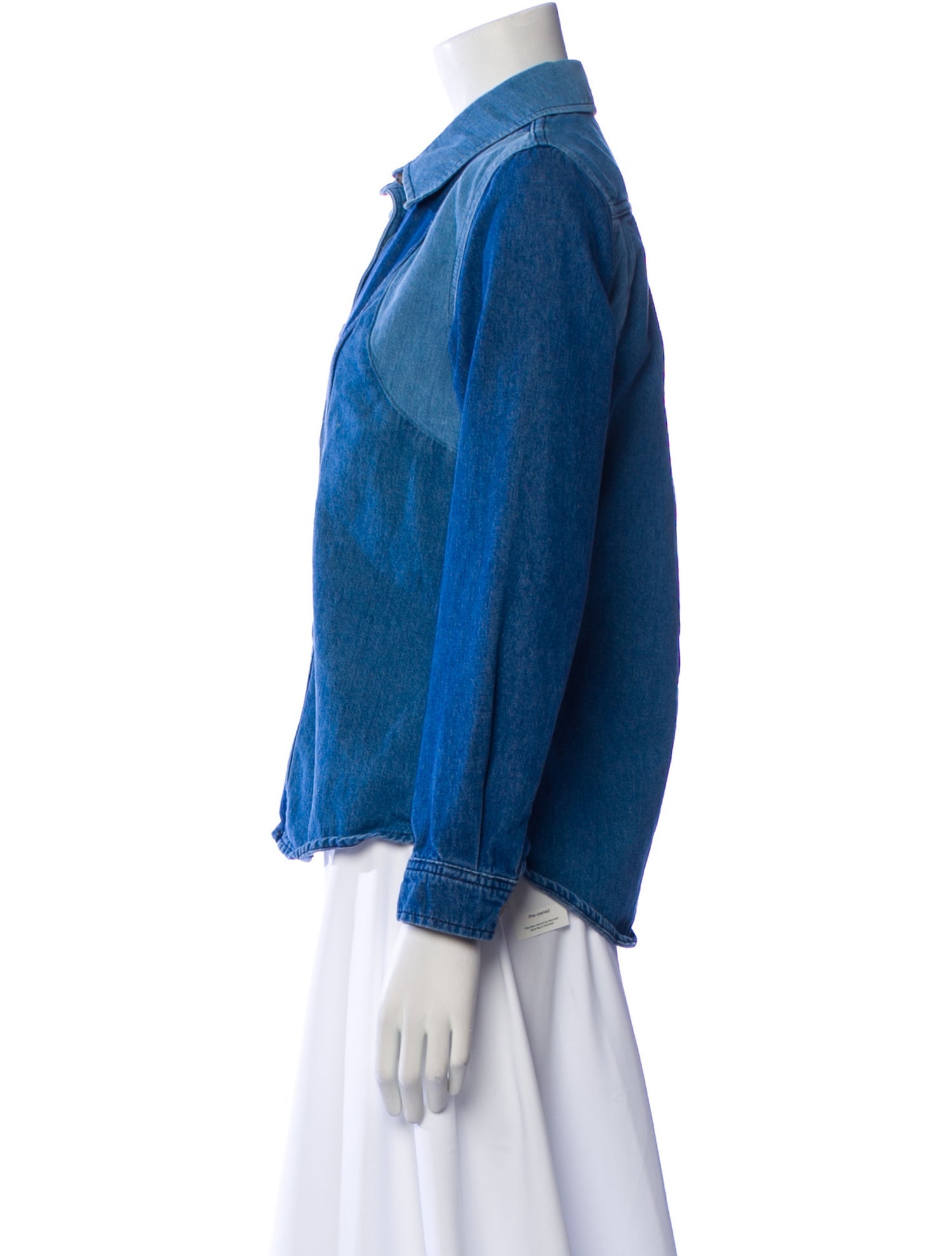 BA&SH Long Sleeve Button-Up Top