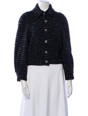 BA&SH Tweed Pattern Evening Jacket