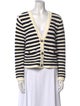 BA&SH Striped V-Neck Sweater