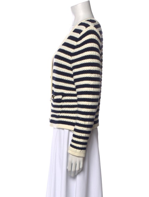 BA&SH Striped V-Neck Sweater