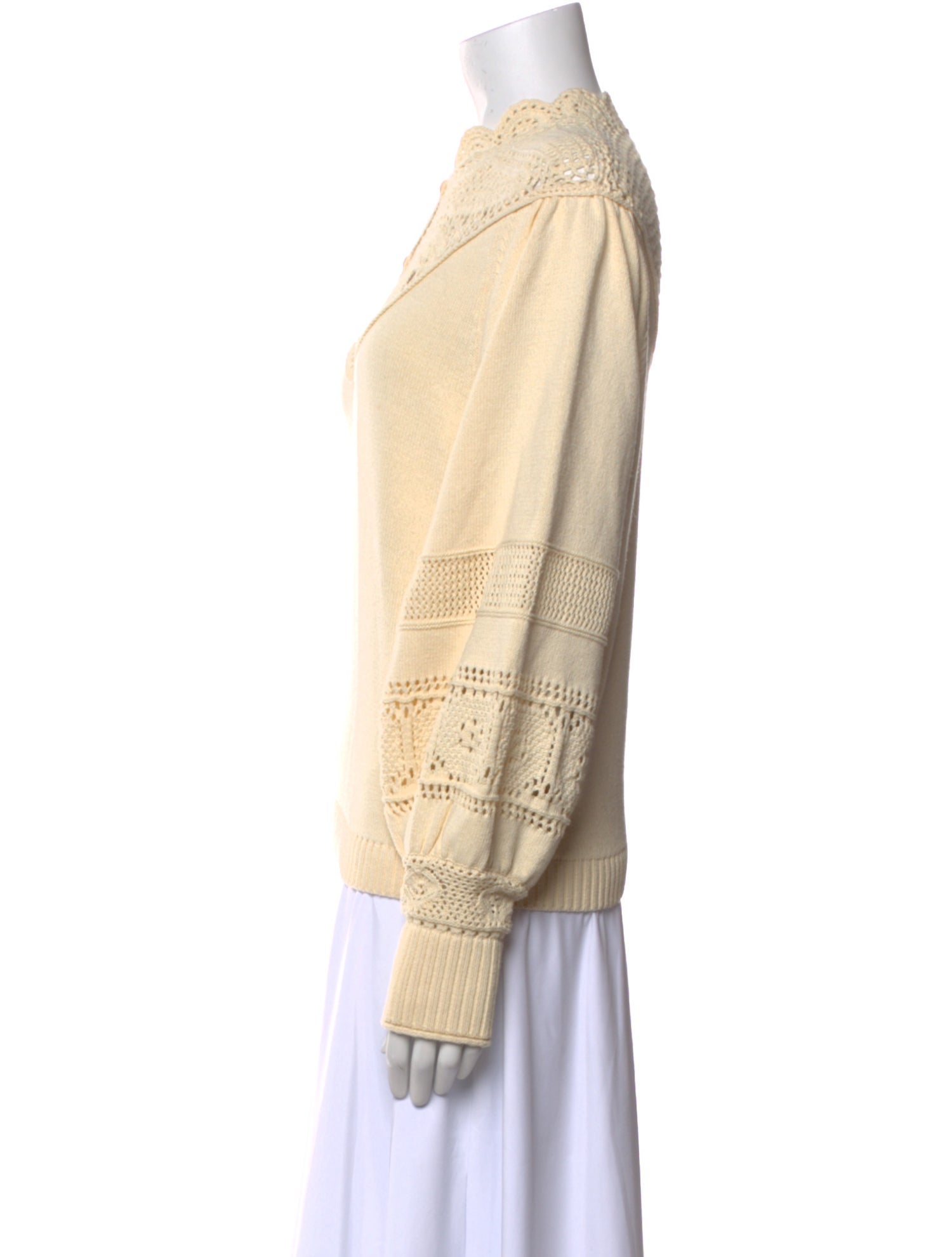 BA&SH Wool Mock Neck Sweatshirt